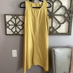 Cynthia Rowley Sleeveless Dress, Linen, Viscose, Cottage Core, Boho